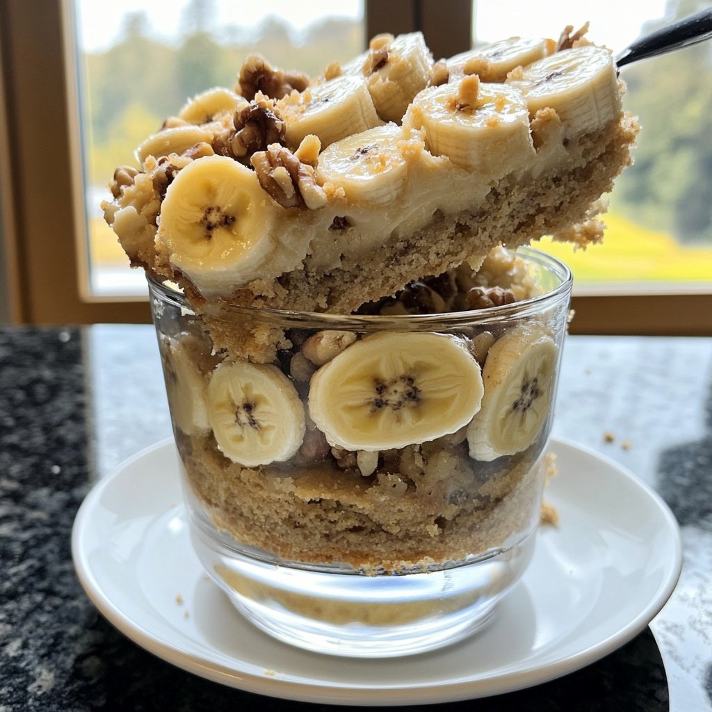 Bananenbrot im Glas