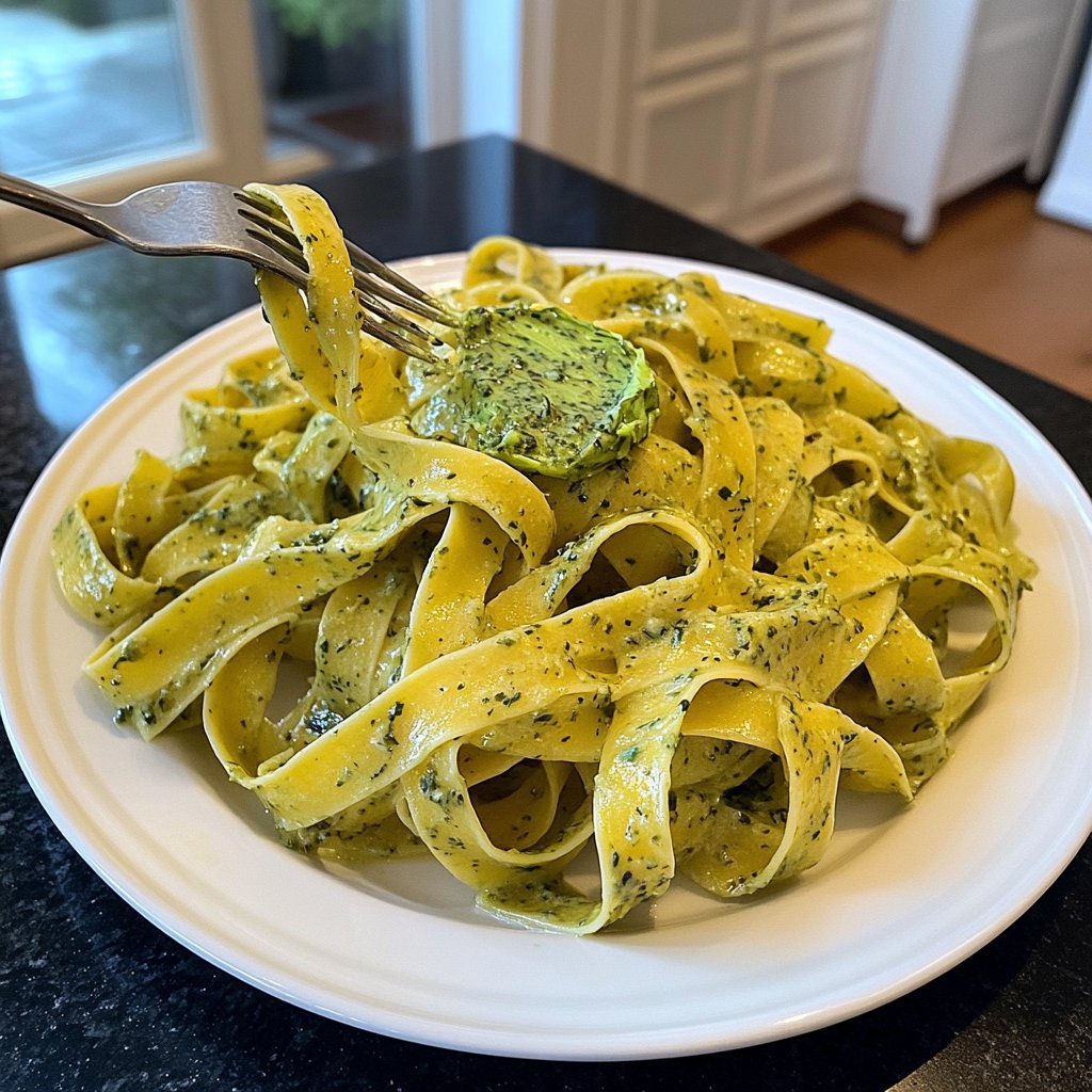 Tagliatelle mit Kräuterbutter