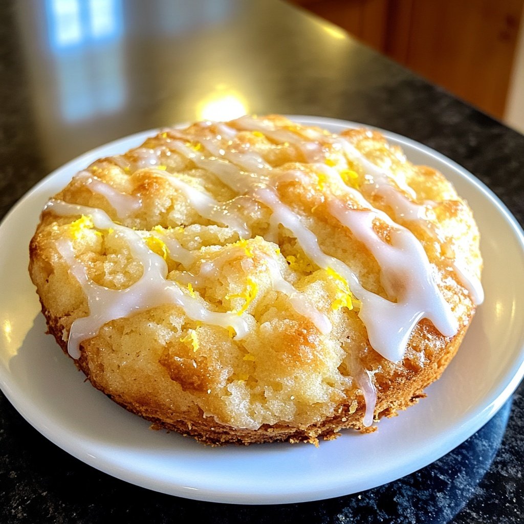 Zitronenkuchen mit Grieß