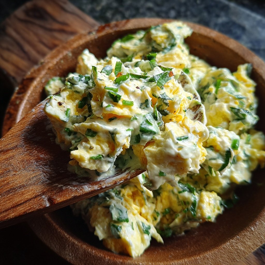 Schnell & Einfach 10-Minuten-Eiersalat mit Joghurt
