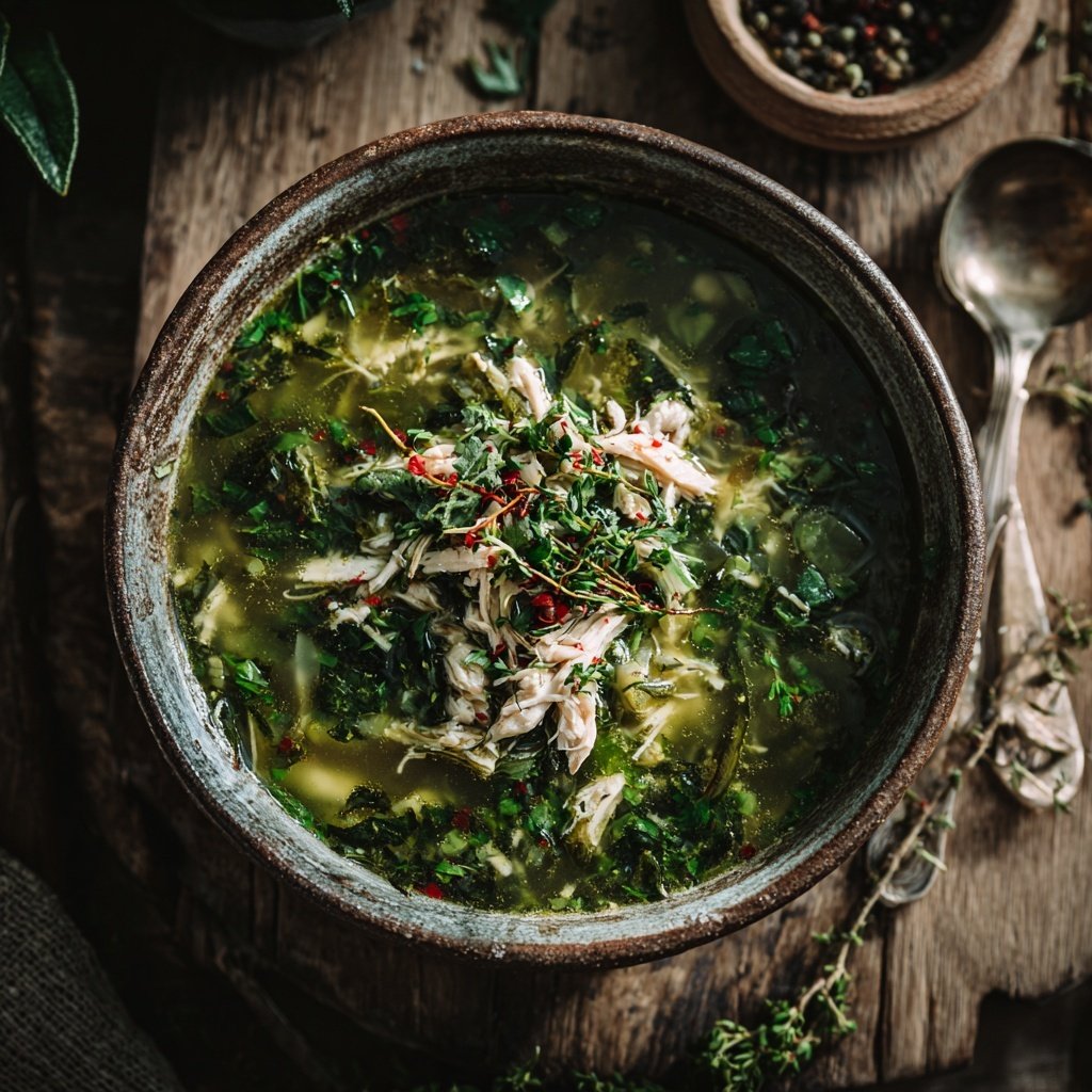 Kalorienarme Hähnchen Suppe