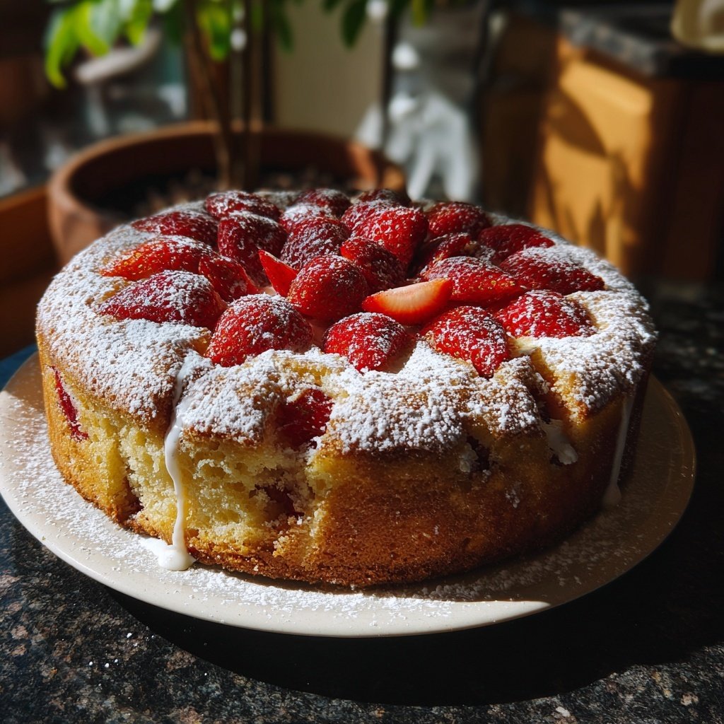 Erdbeer Blechkuchen Ohne Butter