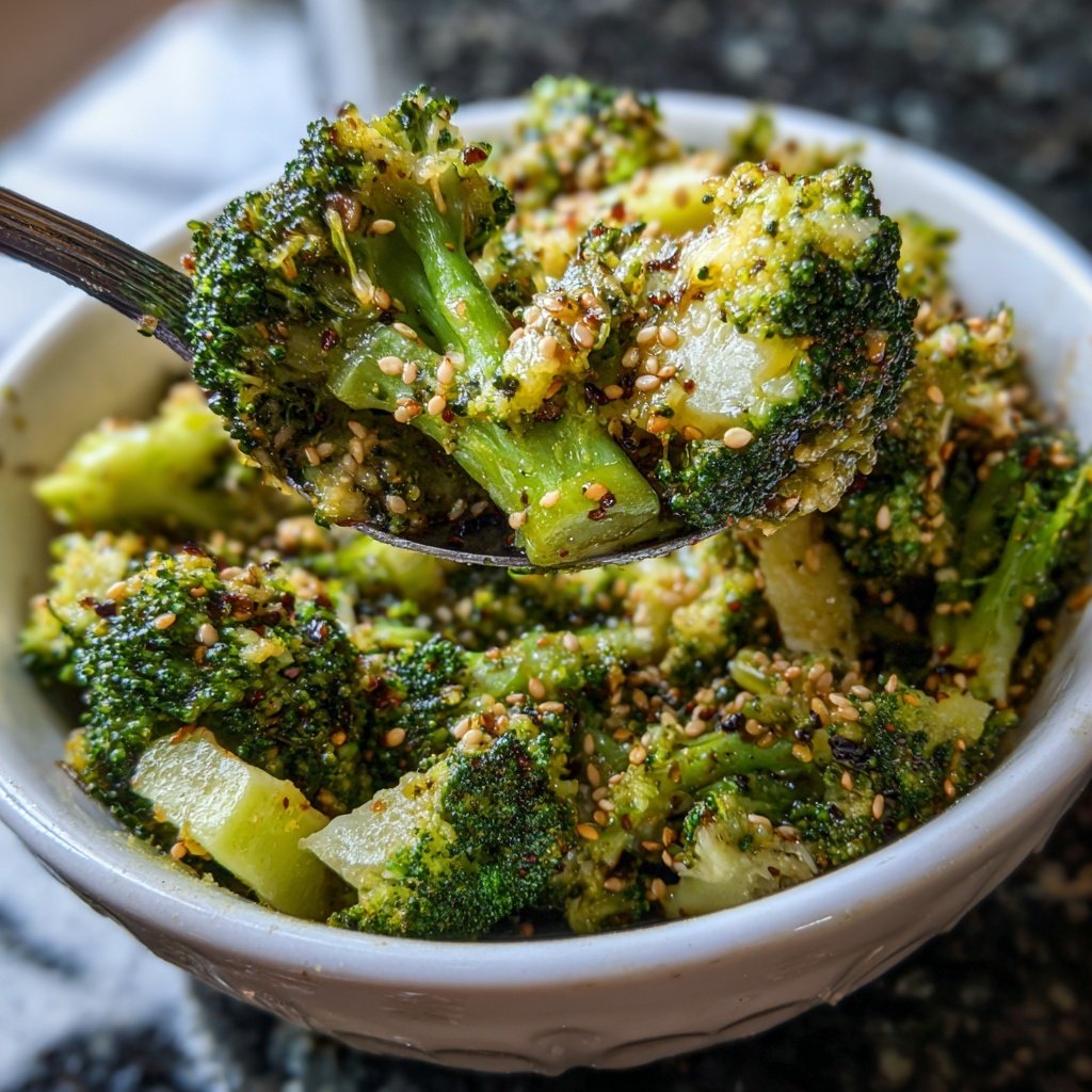 Brokkoli Pfanne Mit Sesam