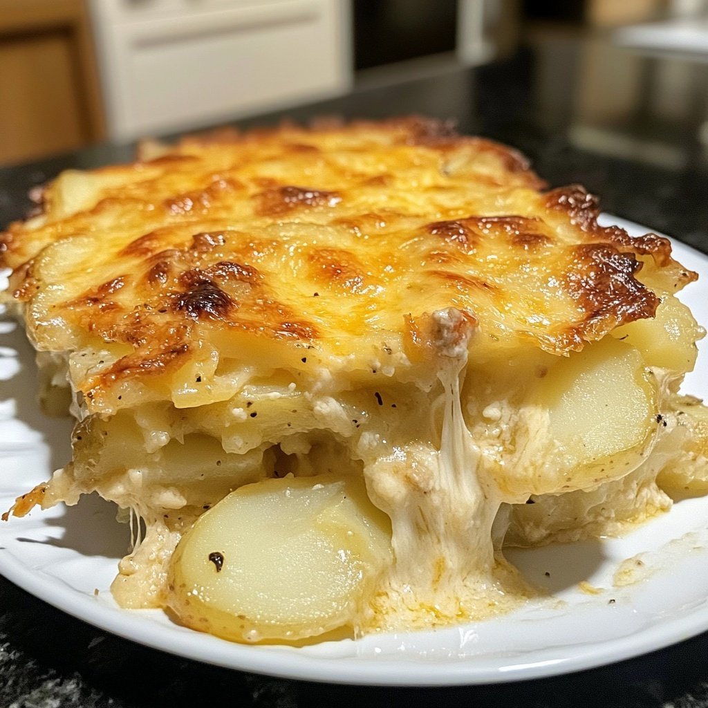 Klassisches Kartoffelgratin
