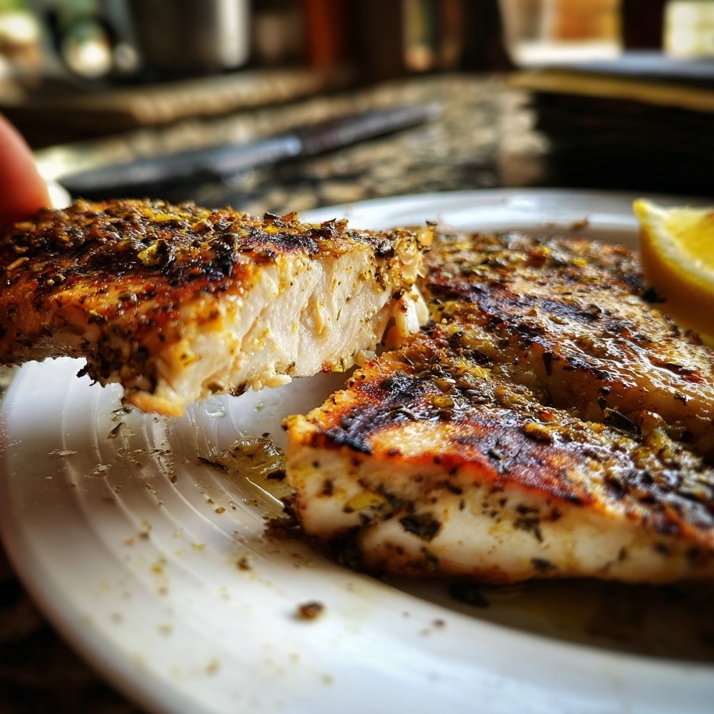 Gesund & Leicht Zitronen-Gegrillter Fisch