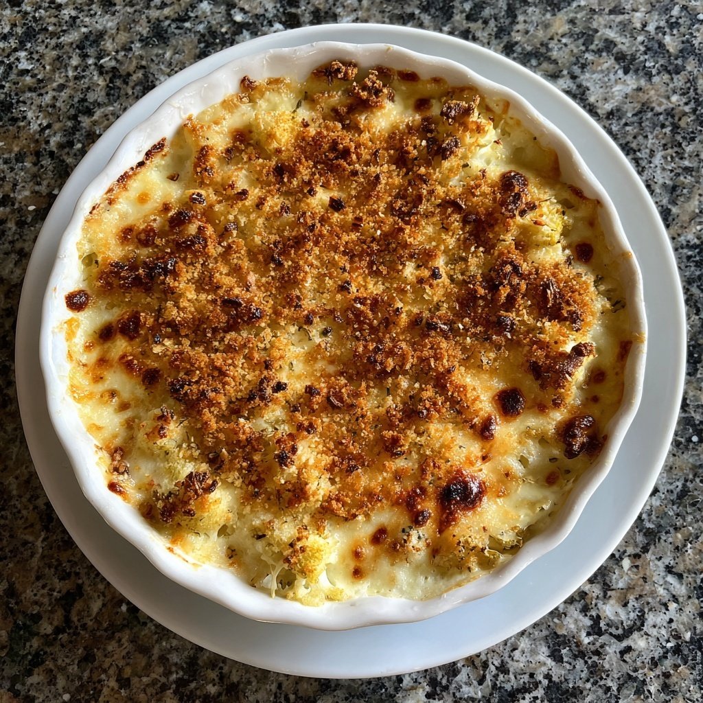 Blumenkohl Gratin Mit Käse